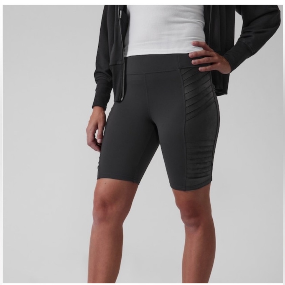 ATHLETA Delancey Gleam Moto Shorts - Picture 8 of 9